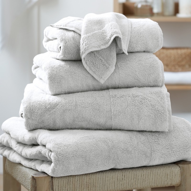 L.L.Bean cotton bath towels stacked